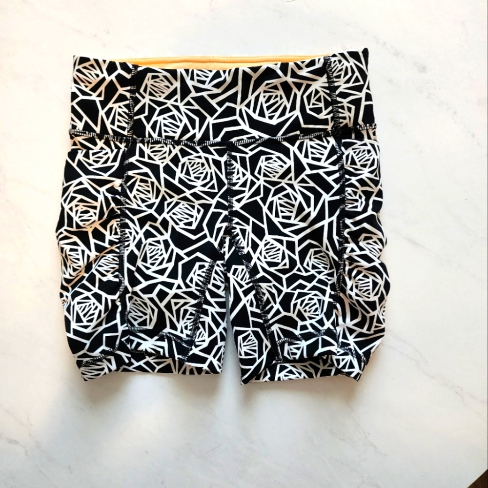 Lululemon high waisted bike shorts
